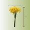 Artificial Flower Daffodil Silk Flowers Bouquet,12 Pcs,Spring Easter Flowers Decorative Home and Office Accent (Yellow)
